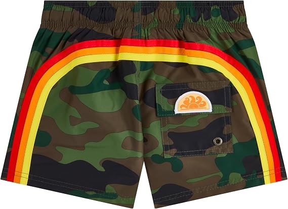 SUNDEK Boys Elastic Waist Boardshort, Swim Trunks Sized by Age
