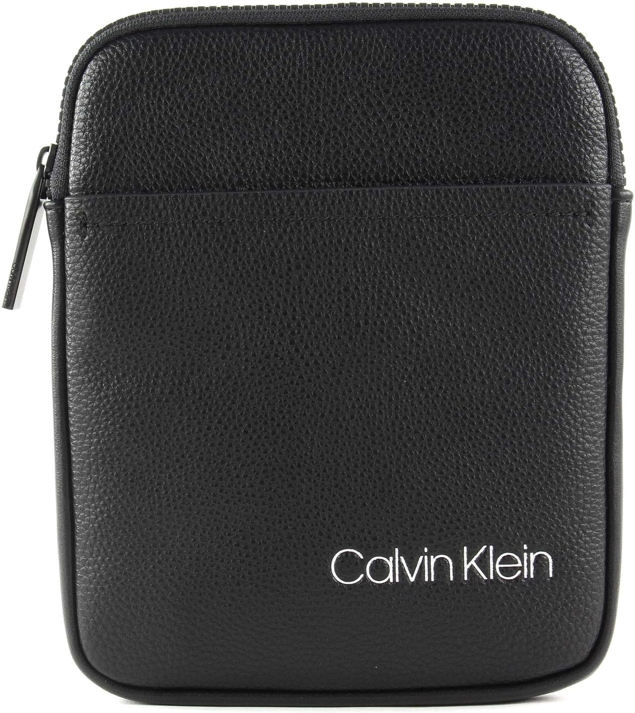 Calvin Klein Mens Ck Direct Mini Flat Crossover Shoulder Bag Black Black