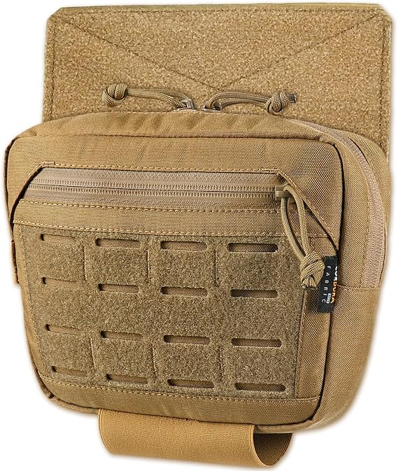 M-Tac Elite Dangler Pouch Large - Tactical Drop Down Utility Pouch with Hook & Loop Carrying - Dump Tool Pouch Carrying Kit Lower Bag