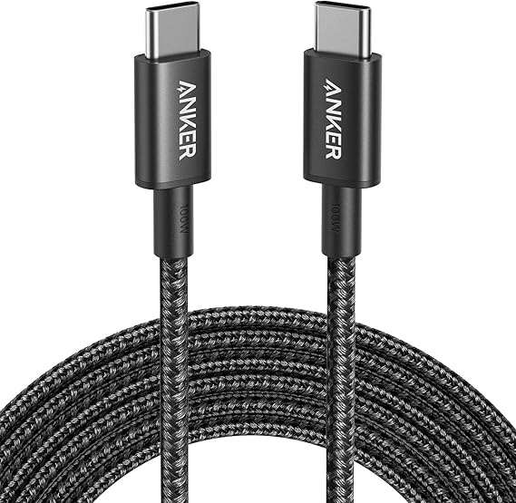 Anker USB C to USB C Charger Cable (10ft/3m), 100W USB 2.0 Type C Cable, Fast Charging Power for MacBook Pro, iPhone 17/16/15, iPad Pro, Samsung Galaxy,and More