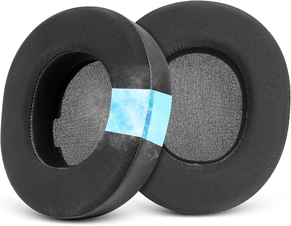 GEVO Cooling Gel Ear Pads Replacement for SteelSeries Arctis Nova Pro Wireless & Nova Elite Gaming Headset, Earpads for Nova Pro Wireless & Nova Elite Headphones with Memory Foam (Cooling Gel Black)