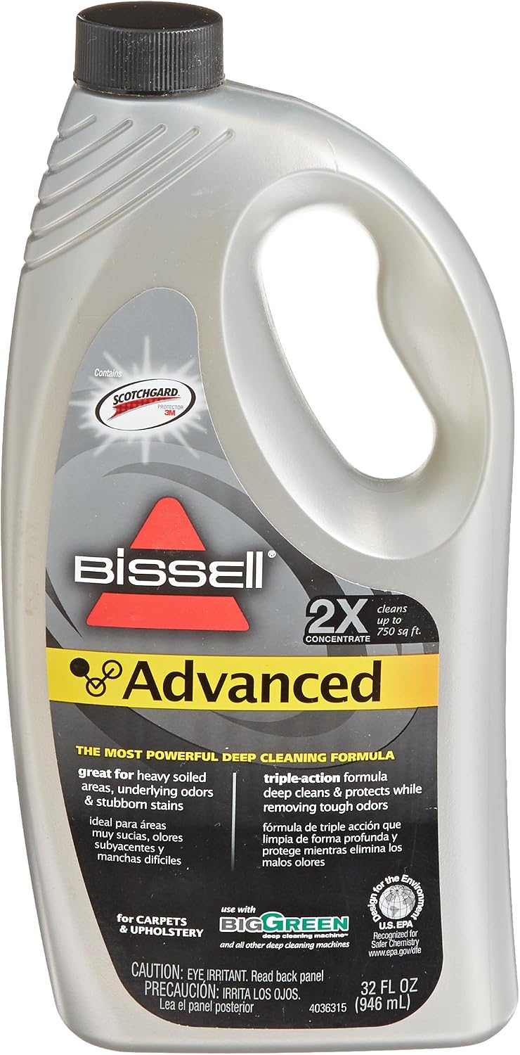 BISSELL BigGreen Commercial 49G5-C 32オンス 2X アドバンスドフォーミュラ、トリプルアクションクリーニング、高さ10.7インチ、長さ10.25インチ、幅7インチ6パック