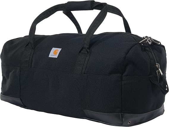 Carhartt Utility 55L Duffel Black | Classic Duffels, Heavy-Duty Bag for Jobsite, Gym, Travel