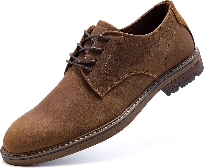 Arkbird Mens Dress Shoes, Lace Up Leather Oxford