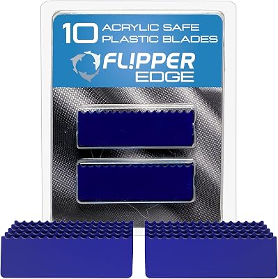 Flipper Edge Standard Acrylic Safe Plastic Blades - 10 Pack
