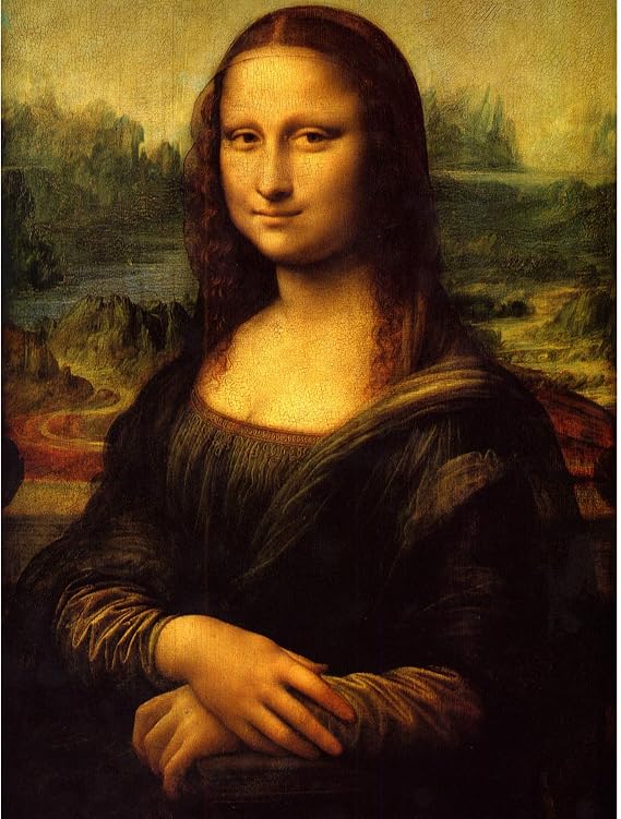 Bumblebeaver LEONARDO DI SER PIERO DA VINCI MONA LISA OLD MASTER ART PAINTING PRINT 12x16 inch 30x40cm 1888OM