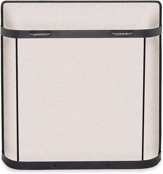 Pilgrim Home and Hearth Pilgrim SGI Series Fireplace Screen Spark Guards, 31 W x 31 H x 6.5" D, Vintage Iron (18371-1)