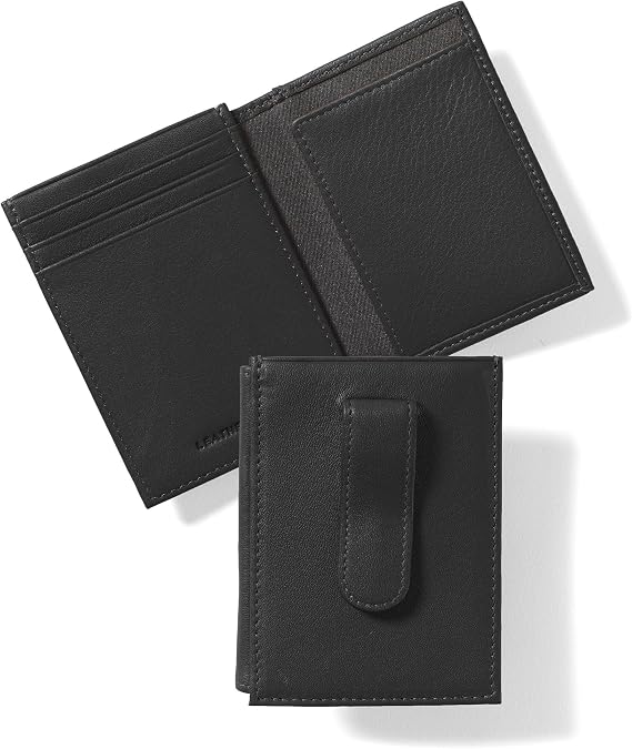 Leatherology Money Clip Card Holder