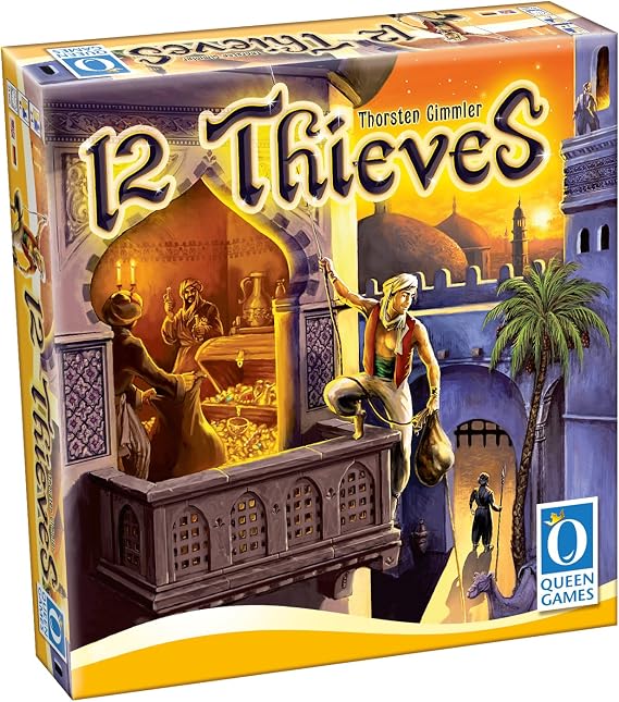 Queen Games 12 Thieves- Family Board Game (2-4 Player)