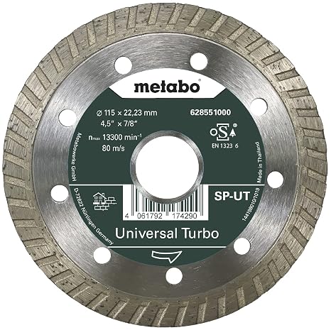 Metabo 628551000 Diamond Cutting Disc SP-UT 115 x 22.23 mm