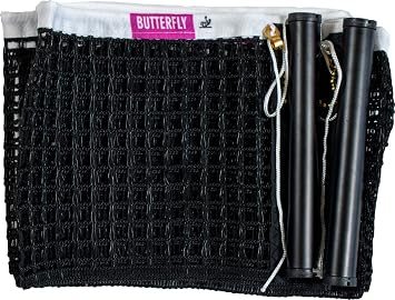 Butterfly Replacement Table Tennis Net and Posts - 72 in Long Net - Fits National League, Europa, AJ, Elite Net Sets