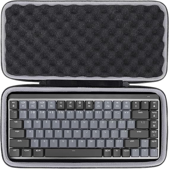 co2CREA Hard Case Compatible with Logitech MX Mechanical Mini Wireless Illuminated Keyboard (Case Only)