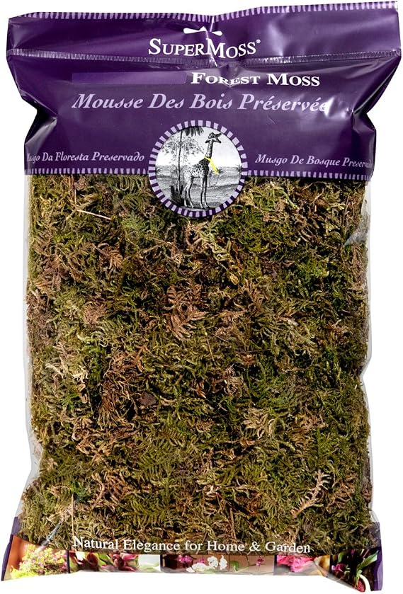 SuperMoss (21577) Forest Moss Dried, Natural, 8oz