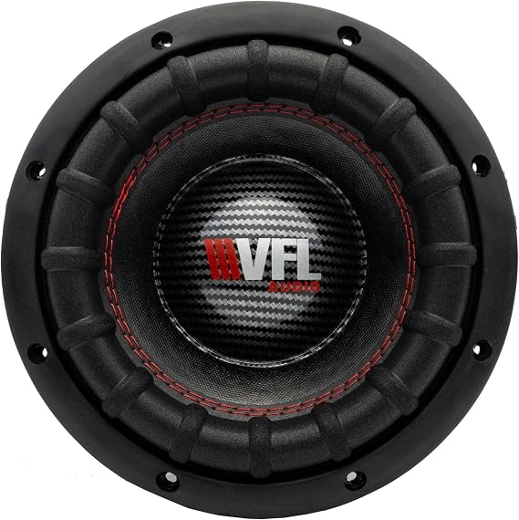American Bass VFL-COMP8-D4 8 inch Subwoofer 1200 Watt Max Power Dual 4 Ohm DVC Car Audio Su Heavy Duty Competition Series Bass Speaker for Trucks and Cars