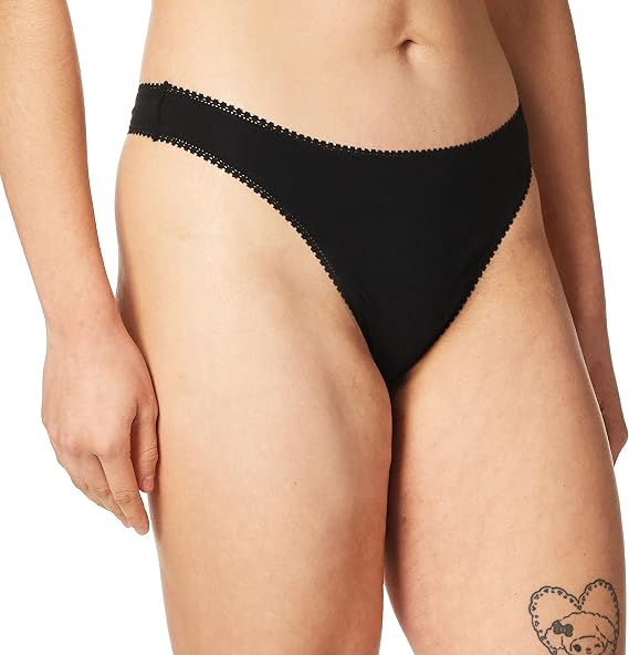 OnGossamer Women's Ongossamer Womens Cabana Cotton Hip Thong Panties
