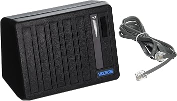 Valcom V-763-BK One Way Desktop and Wall Speaker, Black