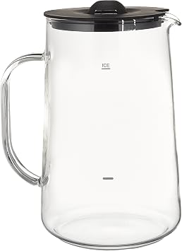 Capresso 6624 Ice Tea Glass Pitcher, 80 oz. 2.5 Qt.