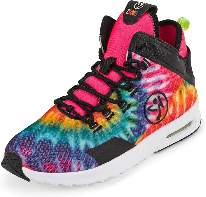 ZUMBA Air Funk Womens Dance Shoes, Mid-Top Fitness Sneakers