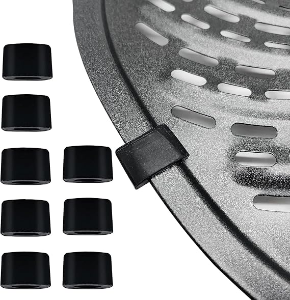 8PCS Air Fryer Rubber Spacers for PowerXL 2QT 7QT/Gowise USA 7QT Air Fryers, Upgraded Air Fryer Silicone Rubber Tabs, Rubber Bumpers, Rubber Pieces, Rubber Tips, Rubber Stoppers for Air Fryer