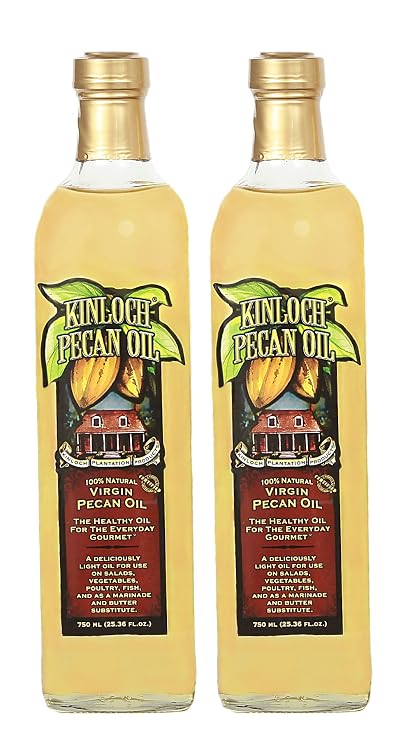 Kinloch Plantation Products Pecan Oil, Two (2) 750 ML Bottles