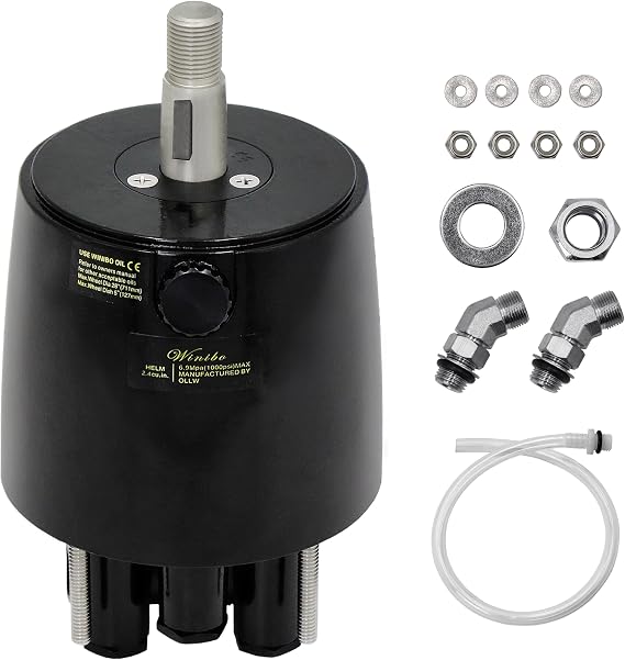 HH5272-3 Outboard Hydraulic Steering Pump Helm, 2.4 cu Front Mount Helm Pump for Boats up to 450 HP, Compatible with Cruisers Runabouts Boats