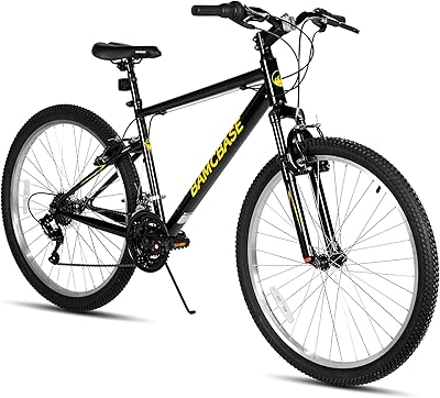 HILAND Adult 26 Inch Mountain Bike, Mens Womens Bicycle, High-Carbon Steel Frame Mountain Bicycle, Sport MTB for Adults, Multi-Color