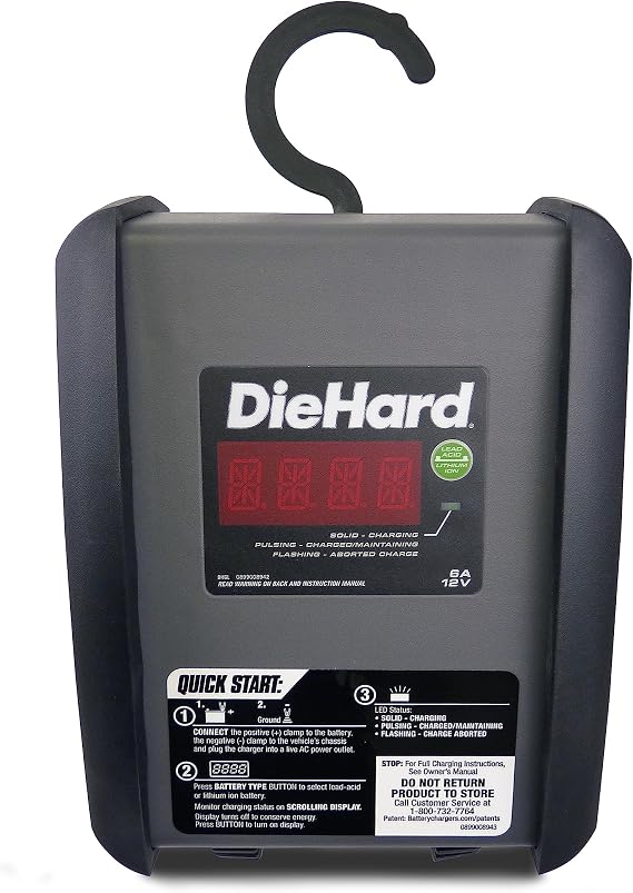 DieHard DH6L 6A 12V Fully Automatic Battery Charger