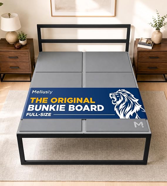 Meliusly Original Bunkie Board Full Size (54x75) - Under Bed Support