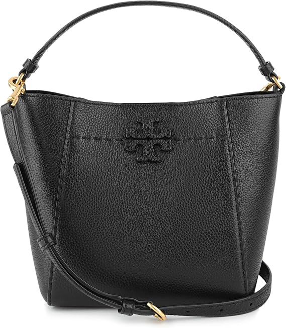 Tory Burch 74956 001 Small Bucket Bag, Black, Black