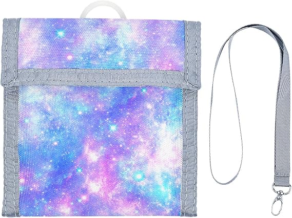 Kids Trifold Wallet for Boys 4-12Years, Wallet with Card Holders, Children's Birthday Gift - Toddler Wallet for Boys, Trifold Wallet for Kids (starry)
