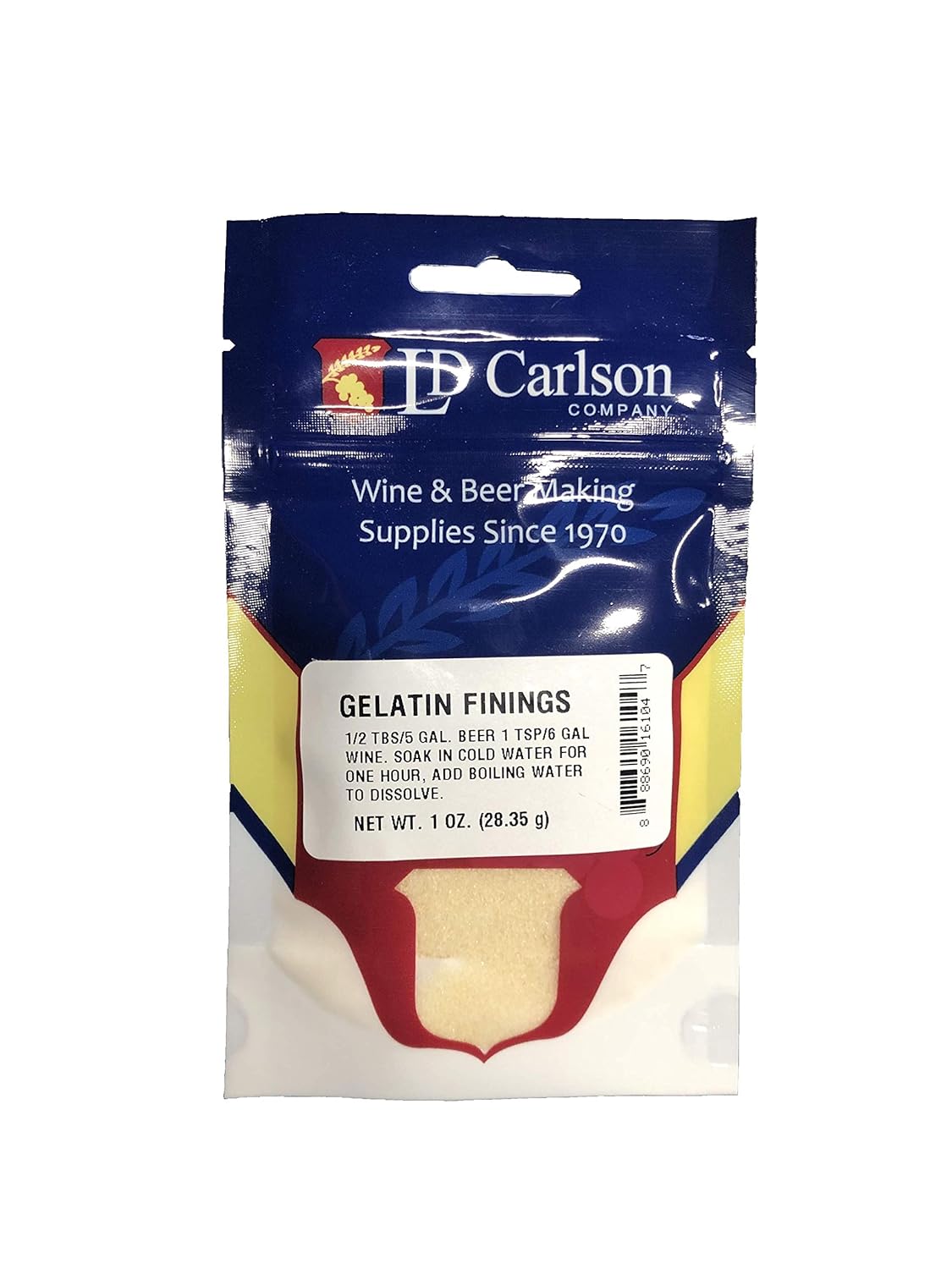 LD Carlson 6104A Gelatin Finings 1 oz
