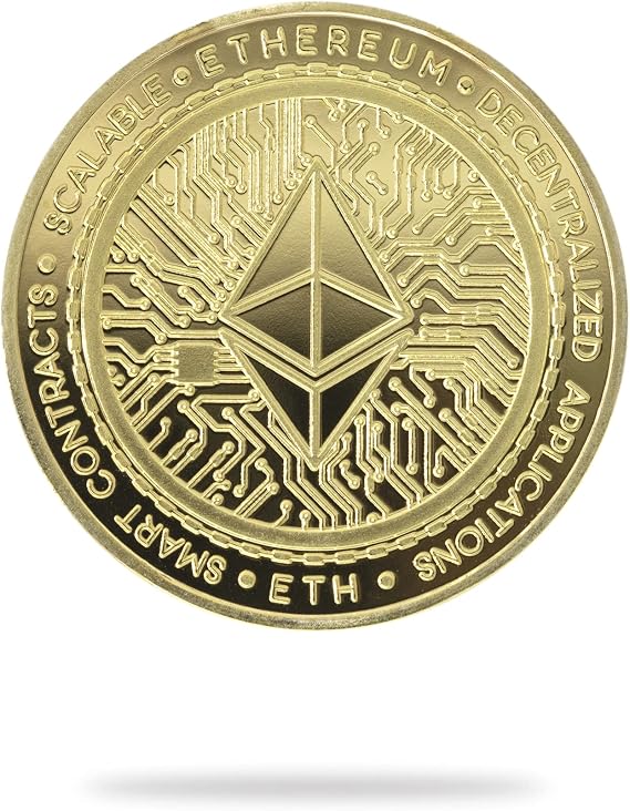 Cryptochips | Ethereum 2021 Edition (ETH) Physical Crypto Coin | Commemorative Cryptocurrency You Can HODL