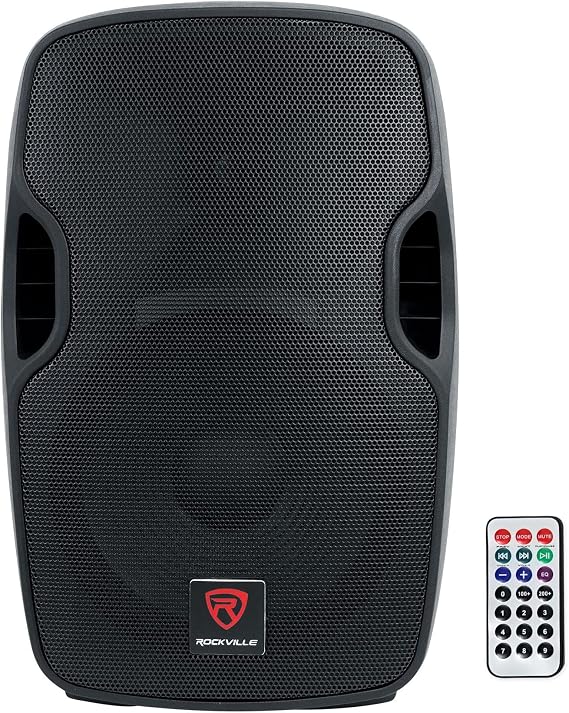 Rockville BPA12 12" Professional Powered DJ PA Speaker, with Bluetooth