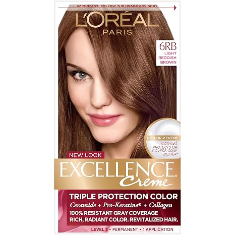 L'Oreal Paris Excellence Creme, 6RB Light Reddish Brown