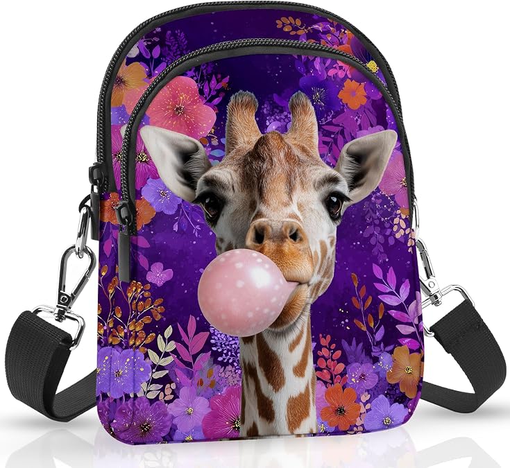 Crossbody Purse Lightweight Small Crossbody Bags for Women Waterproof Phone Wallet with Card Slots Adjustable Strap