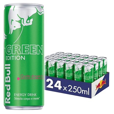 Red Bull Energy Drink Dragon Fruit Flavor, 250 ml (24 Cans)