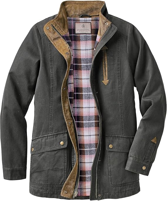 Legendary Whitetails Women's Shirt Jacket Long Sleeve Flannel Lined