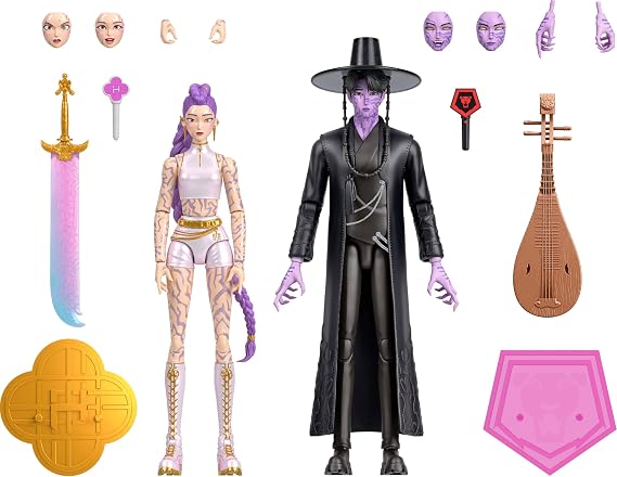 Mattel Kpop Demon Hunters Rumi & Jinu Final Battle Action Figure Set