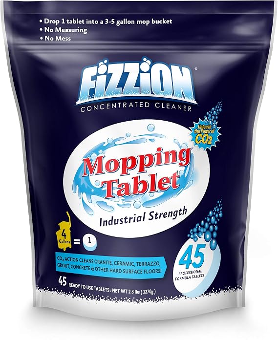 Fizzion Industrial Strength Drop and Mop (45 Tablets)