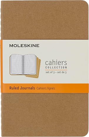 Moleskine Cahier 3'Lü Defter Kraft Cep Qp411