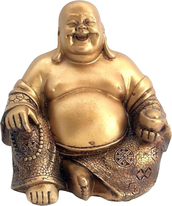 Bellaa Laughing Buddha Statue Zen Decor 21770