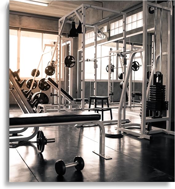 Dulles Glass Shatter-Resistant Home Gym Mirror 36" x 72" Wall Mount Kit Included Commercial Grade Safety Full-Length Exercise, Dance, Yoga & Martial Arts Mirror