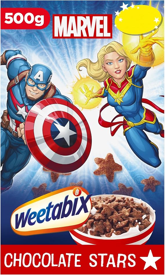 Weetabix Marvel Avengers Chocolate Stars 500g