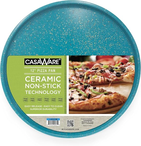 casaWare Pizza/baking Pan 12-inch (Blue - Granite)