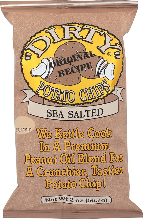 DIRTY POTATO CHIPS Sea Salted Potato Chips, 2 OZ