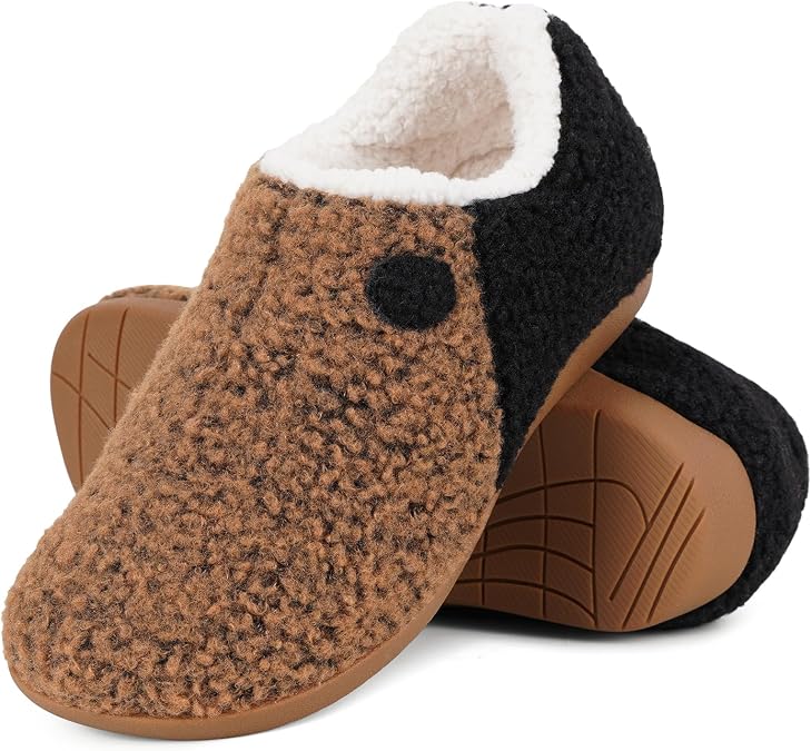 ERGOfoot Orthopedic Slippers with Arch Support for Women Men