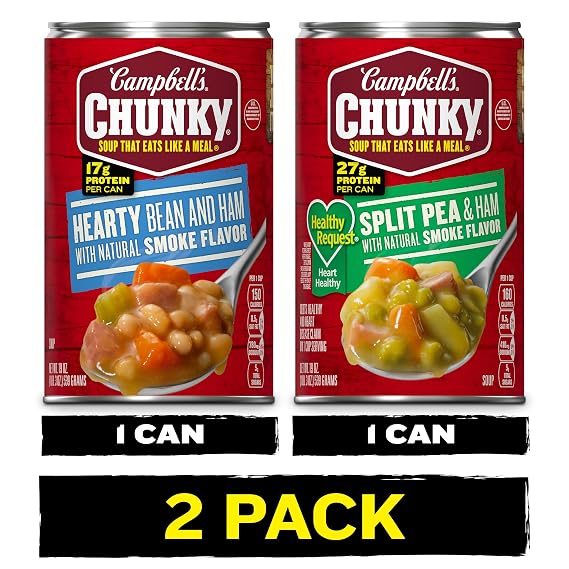 (Bundle of 4) Campbell's Chunky Soups, 19 oz Cans