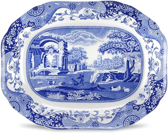 Spode Blue Italian Oval Platter