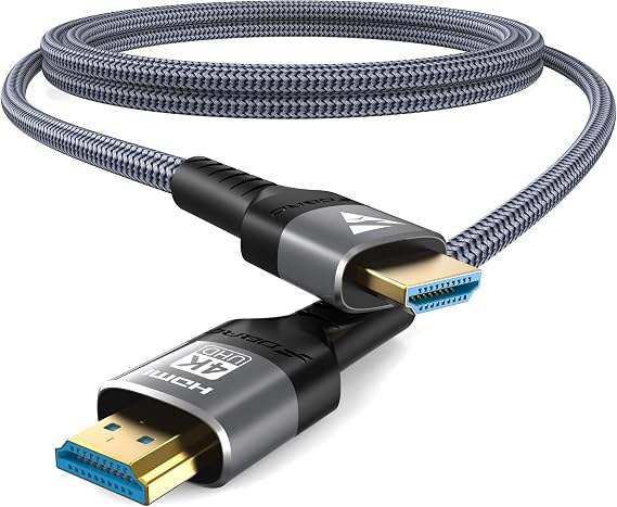 FDBRO 4K HDMI Cable UltraHD 18Gbps Male-to-Male 4K@60Hz 2K@144Hz HDR ARC 3D HDCP 2.2 HDMI 2.0 Cable, Compatible with HDTV, PS4/PS5, Xbox, Video Players, Monitors, etc. - 1m | 4K@60Hz 2K@144Hz Male to Male HDTV, PS4/PS5, Xbox, Video Player, Monitor and More
