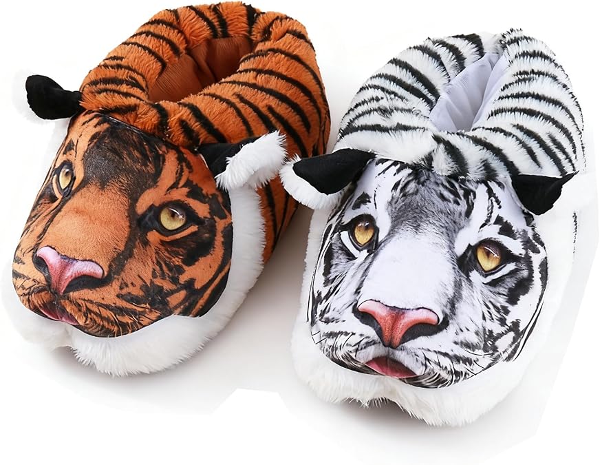 GUDVES Funny toe tongue slippers Thumb Slipper Adult Autumn Winter Big Toenail Slippers